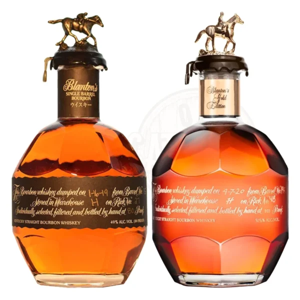 Blanton's Black Label & Gold Label Bundle bourbon whiskey