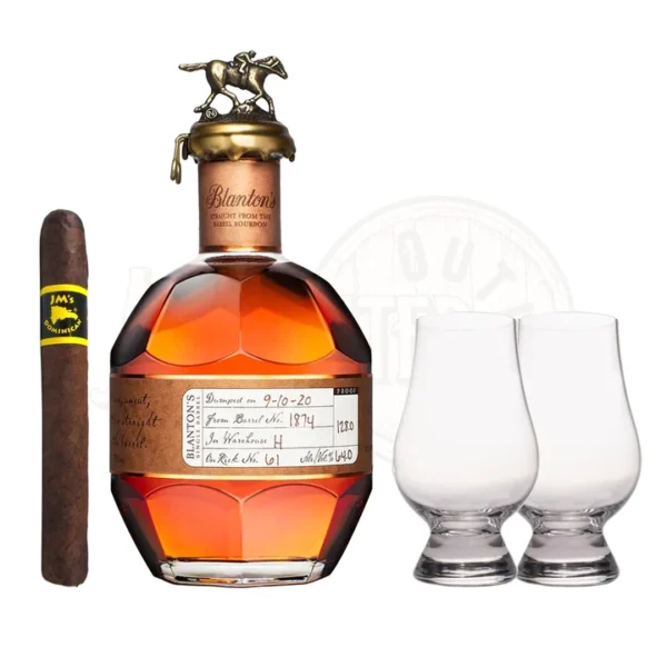 Blanton's Straight from The Barrel with Glencairn Set